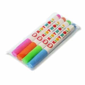 Kidymarker, rotuladores borrables fluorescentes pack de 4
