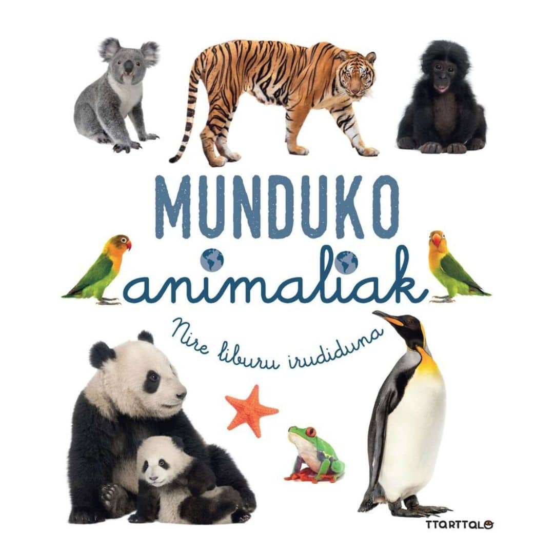 Munduko animaliak, nire liburu irudiduna Munduko animaliak, nire liburu irudiduna portada