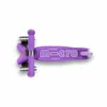 Patinete Mini Micro Deluxe LED lila vista superior