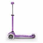 Patinete Mini Micro Deluxe LED lila vista lateral