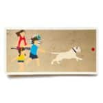 Pelota roja, cuento ilustrado infantil páginas interiores