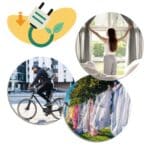 Tarjetas con ejemplos de reducir del juego Las 3R: Reduce, Reutiliza y Recicla