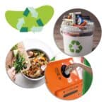 Tarjetas con ejemplos de reciclar del juego Las 3R: Reduce, Reutiliza y Recicla