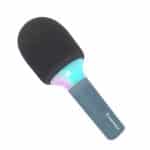 Kidymic azul, micrófono inalámbrico infantil encendido con luces LED