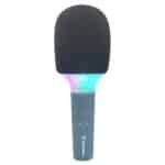 Kidymic azul, micrófono inalámbrico infantil encendido con luces LED