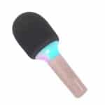 Kidymic rosa, micrófono inalámbrico infantil con luces LED
