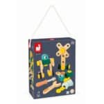 Caja con asa del Barril de bricolaje de 50 piezas con plantillas