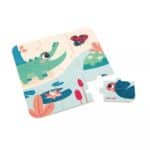Puzzle de 12 piezas de la Caja regalo, set de 4 juguetes a partir de 24 meses