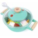 Juego de cocina Little chef, olla con vapor y pipeta para agregar agua