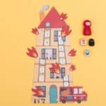 Tablero montado de Save the cat pocket game, juego cooperativo