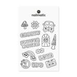 12 tatuajes temporales para colorear 70s