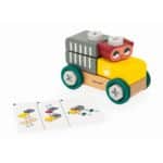 Coche oso para construir Brico Kids e instrucciones de montaje