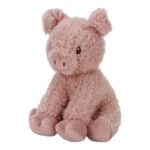 Peluche cerdito 17 cm colección Pequeña granja vista lateral