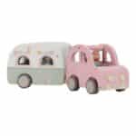 Coche y caravana vintage de madera Little Dutch foto de producto