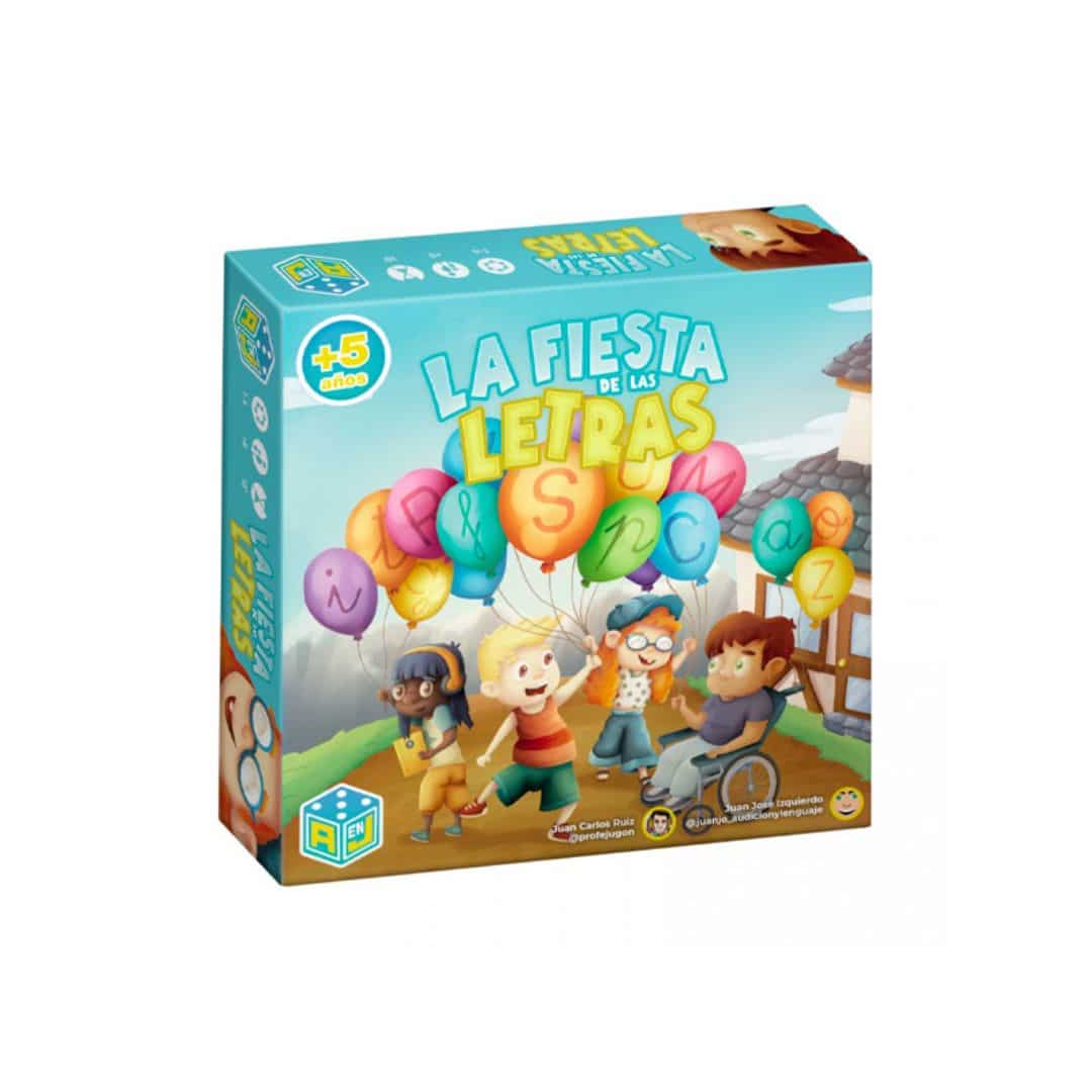 La fiesta de las letras, juego de lectoescritura Caja de La fiesta de las letras, juego de lectoescritura