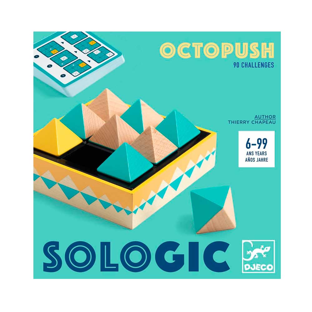 Juego de lógica Sologic Octopush imagen de la caja de Juego de lógica Sologic Octopush