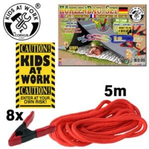 Lo que incluye el Kit para construir tu propia tienda de campaña