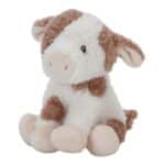 Peluche vaca 17 cm pequeña granja Little Dutch vista lateral
