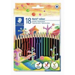 Caja de 18 pinturas de colores Noris Colour