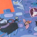 imagen de parte del puzzle bruja de Puzzle Encantado Londji, brilla en la oscuridad
