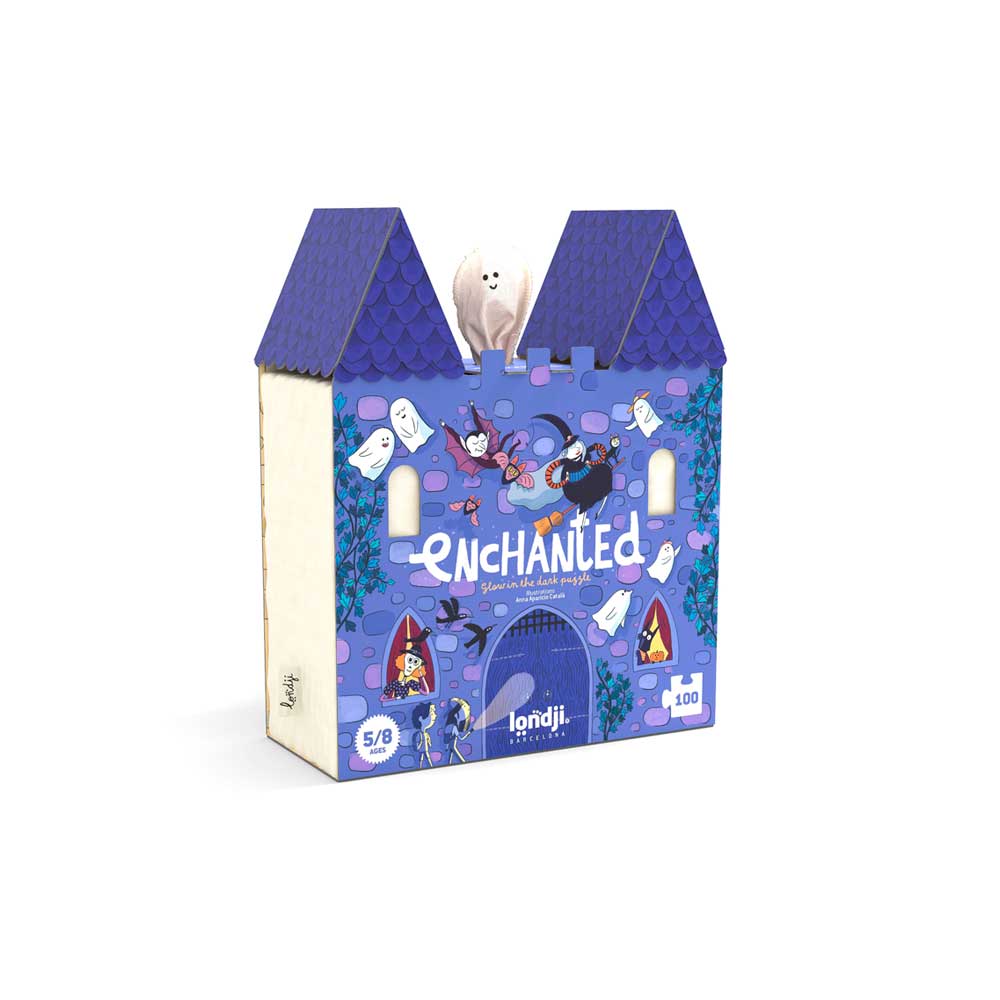 Puzzle Encantado Londji, brilla en la oscuridad imagen del la caja de Puzzle Encantado Londji, brilla en la oscuridad
