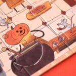 imagen del parte del puzzle con calabazas del Puzzle Encantado Londji, brilla en la oscuridad