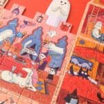 imagen de una parte del puzzle de Puzzle Encantado Londji, brilla en la oscuridad