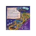 Parte trasera de la caja de Spy guy Fantasy, juego colaborativo