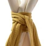 Detalle del Tipi colección Bobble beige y mostaza