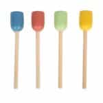 Atrapa la bola juego de habilidad, colocados los 4 colores disponibles en fila