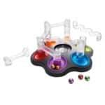 Tablero y piezas de Conexión canica, juego de lógica