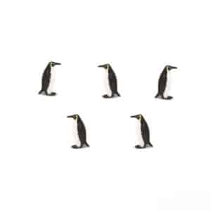 Pingüinos emperador, pack de 10 figuritas para minimundos y botellas sensoriales