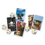 Contenido de Isla Calavera, juego de azar con cartas y dados