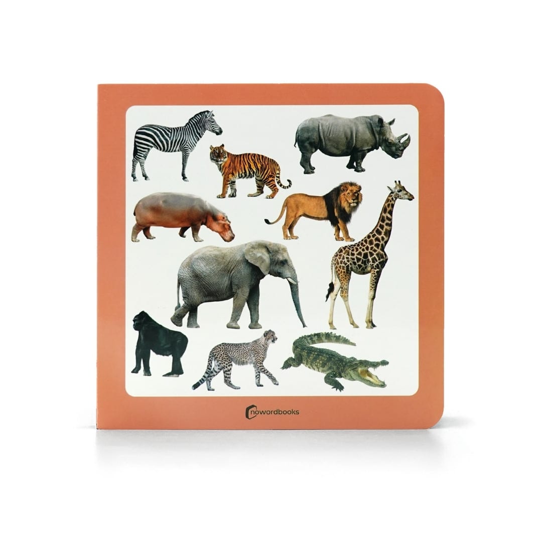 Libro de fotografías reales Animales salvajes 3 de Nowordbooks Portada del Libro de fotografías reales Animales salvajes 3 de Nowordbooks