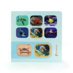 Libro de fotografías reales Busca y encuentra animales marinos portada