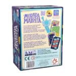 Trasera de la caja de La morada maldita, juego de rapidez visual