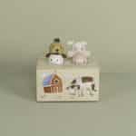 Pop up animales Pequeña granja de Little Dutch sobre fondo verde