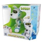 Caja de Bobby, mi primer perro robot para programar