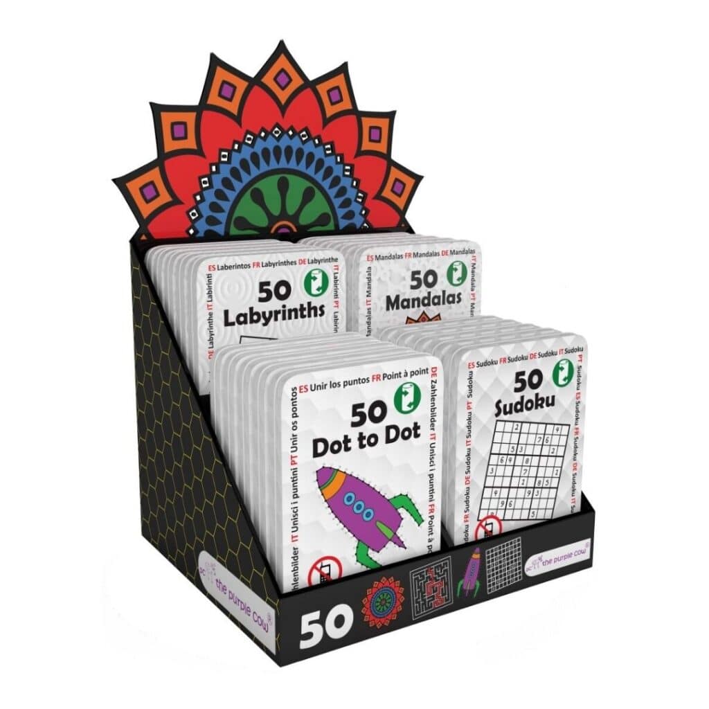 Los 4 modelos disponibles de juegos de bolsillo en lata de metal