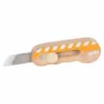 Cúter extensible de madera de Goki con la cuchilla desplegada