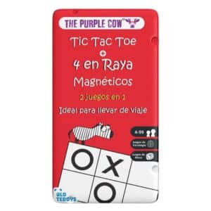 Juego de bolsillo magnético en lata 4 en raya