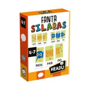 Caja de Fantasílabas, juego de sílabas de Headu