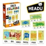 Fantasílabas, juego de sílabas de Headu caja y contenido