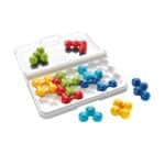Tablero y fichas del IQ Twins, juego de lógica para 1 jugador de Ludilo