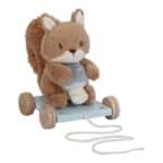 Arrastre de madera y peluche ardilla Forest Friends de Little Dutch