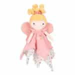 imagen de portada de el Doudou hada Mila Fairy Garden con su vestido rosa y sus alas rosas también