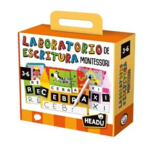 Caja de Laboratorio de escritura Montessori de Headu