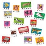 Fichas del Laboratorio de escritura Montessori de Headu