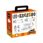 Caja de Leo y escribo, puzzle de lectoescritura de mayúsculas y minúsculas