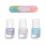Contenido del Pack de 3 pintauñas esmaltes al agua Frozen sweets